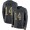 Seahawks #14 D.K. Metcalf Anthracite Salute to Service Men's Stitched Football Limited Therma Long Sleeve Jersey