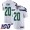 Nike Seahawks #20 Rashaad Penny White Men's Stitched NFL 100th Season Vapor Limited Jersey
