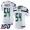 Seahawks #54 Bobby Wagner White Women's Stitched Football 100th Season Vapor Limited Jersey