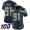 Seahawks #91 Jarran Reed Steel Blue Team Color Women's Stitched Football 100th Season Vapor Limited Jersey