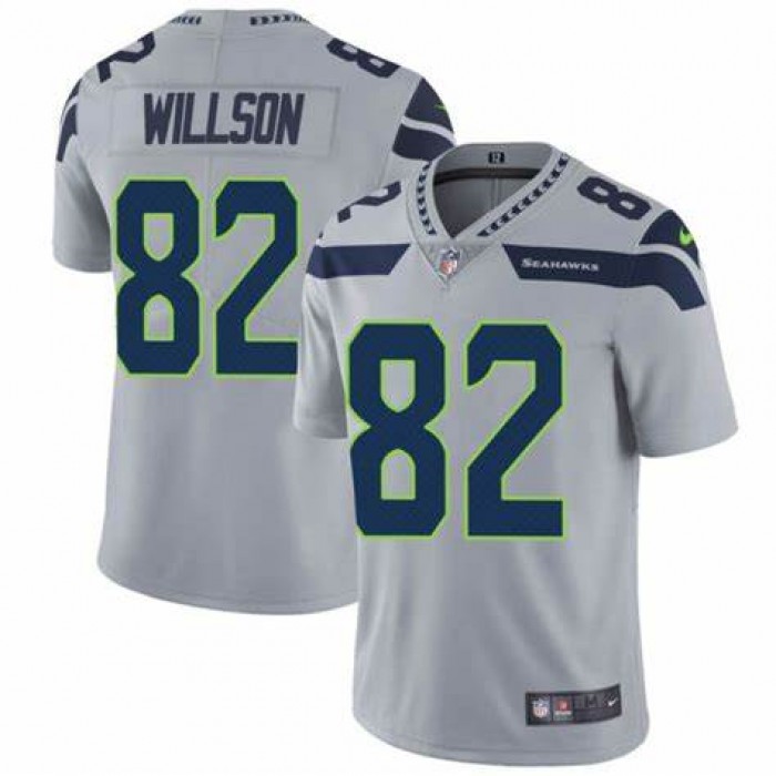 Youth Seattle Seahawks #82 Luke Willson Grey Nike Stitched Limited Jersey