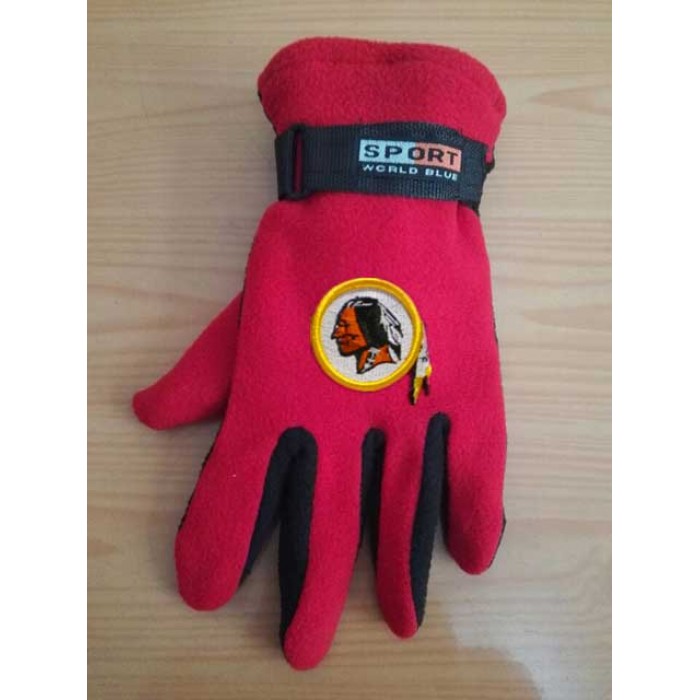 Washington Redskins NFL Adult Winter Warm Gloves Red