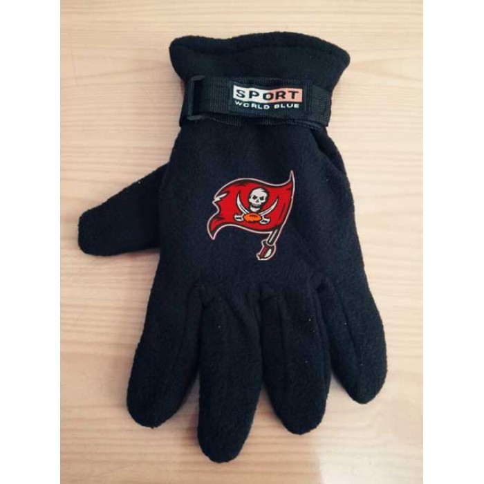 Tampa Bay Buccaneers NFL Adult Winter Warm Gloves Black
