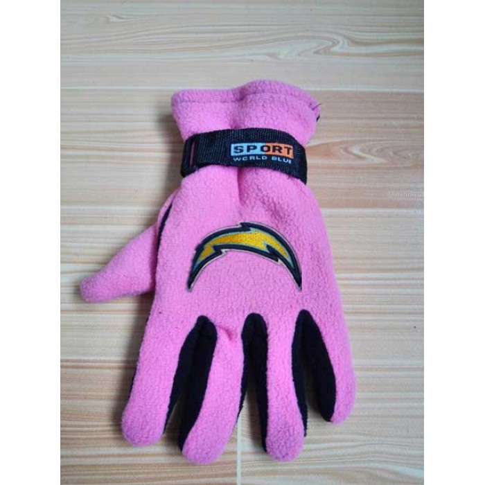 San Diego Chargers NFL Adult Winter Warm Gloves Pink