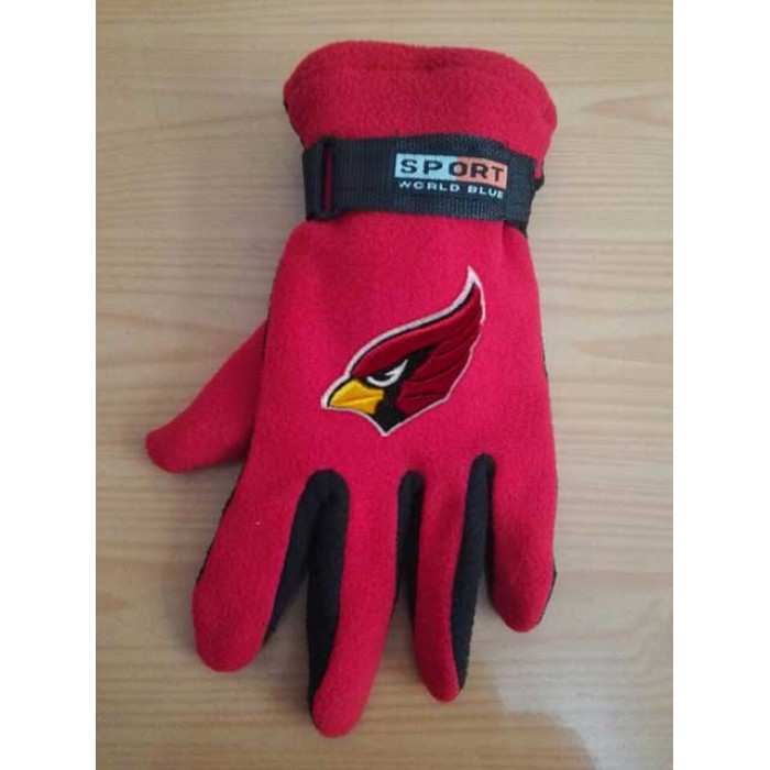 Arizona Cardinals NFL Adult Winter Warm Gloves Red