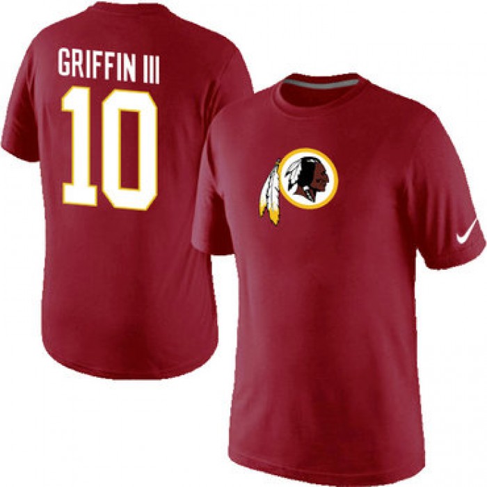 Nike Washington Redskins Robert Griffin III Name & Number T-Shirt Red