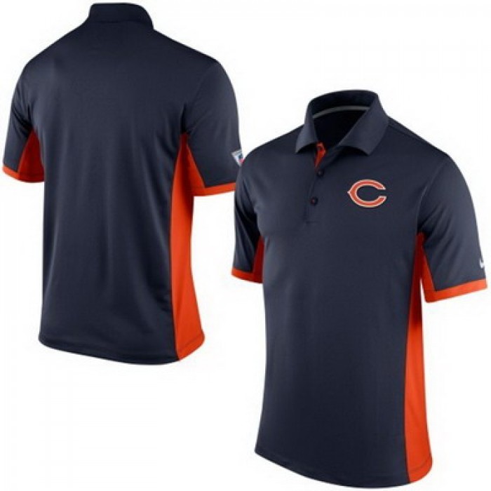 Men's Chicago Bears Nike Navy Team Issue Performance Polo Outlet