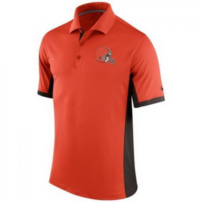 Men's Cleveland Browns Nike Orange Team Issue Polo