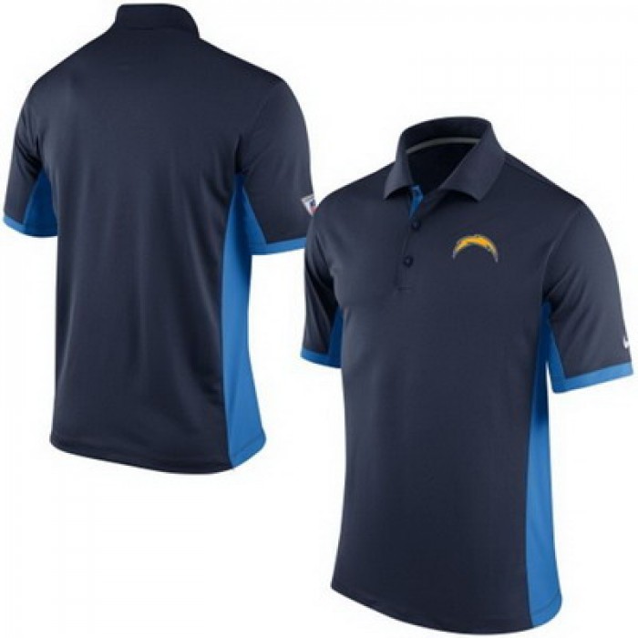 Men's Los Angeles Chargers Nike Navy Team Issue Performance Polo
