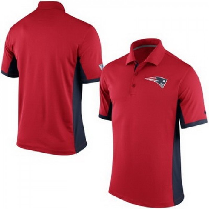 Men's New England Patriots Nike Red Team Issue Performance Polo
