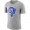 Men's Los Angeles Rams Nike Heathered Gray Historic Tri-Blend Crackle T-Shirt