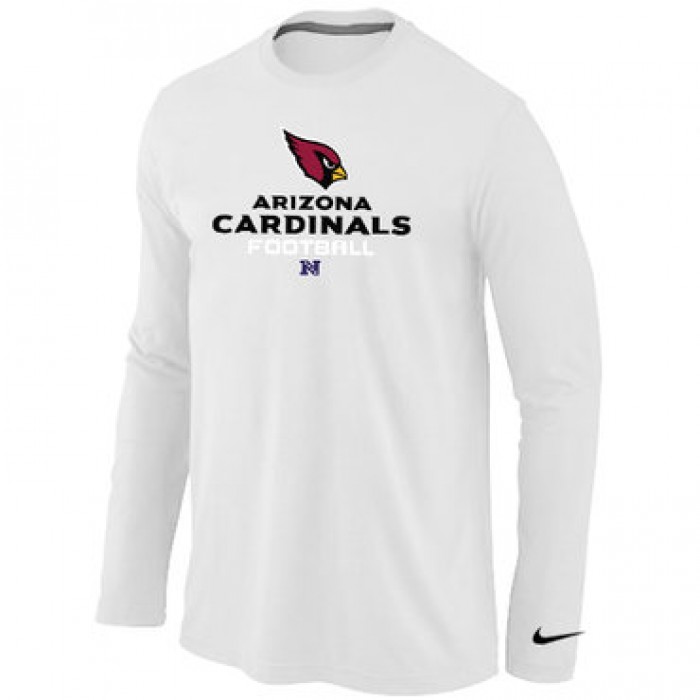 Nike Arizona Cardinals Critical Victory Long Sleeve T-Shirt White