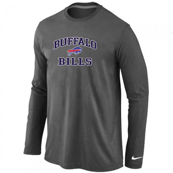 Nike Buffalo Bills Heart D.Grey Long Sleeve T-Shirt