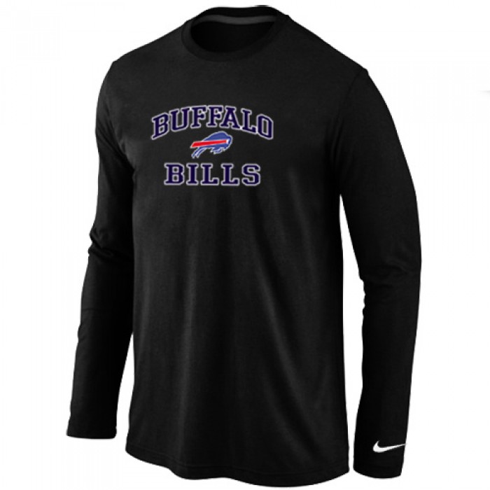 Nike Buffalo Bills Heart Black Long Sleeve T-Shirt