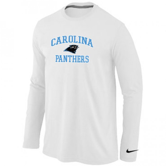Nike Carolina Panthers Heart & Soul Long Sleeve T-Shirt White