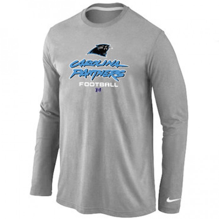 Nike Carolina Panthers Critical Victory Long Sleeve T-Shirt Grey