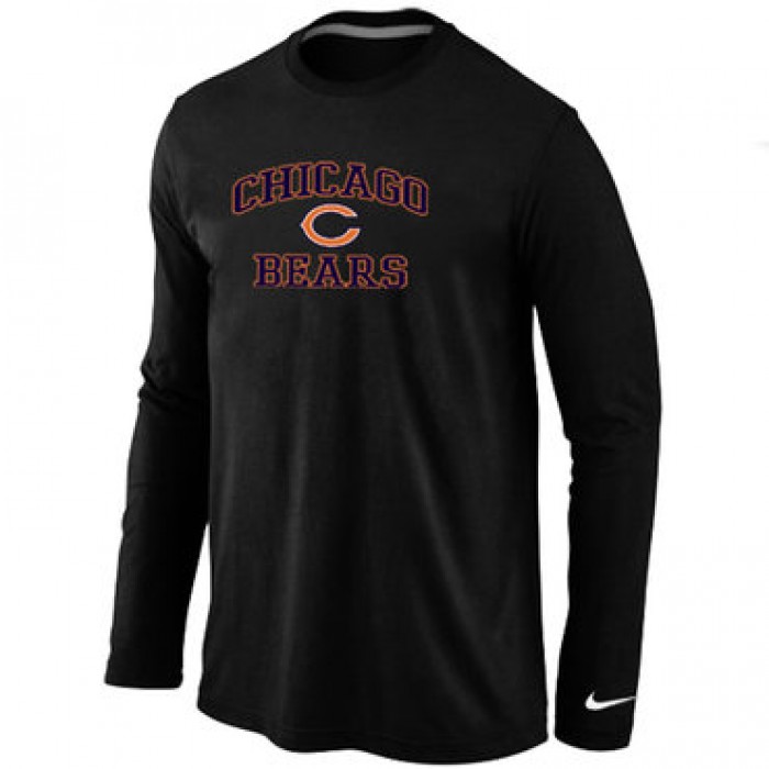 Nike Chicago Bears Heart & Soul Long Sleeve T-Shirt Black