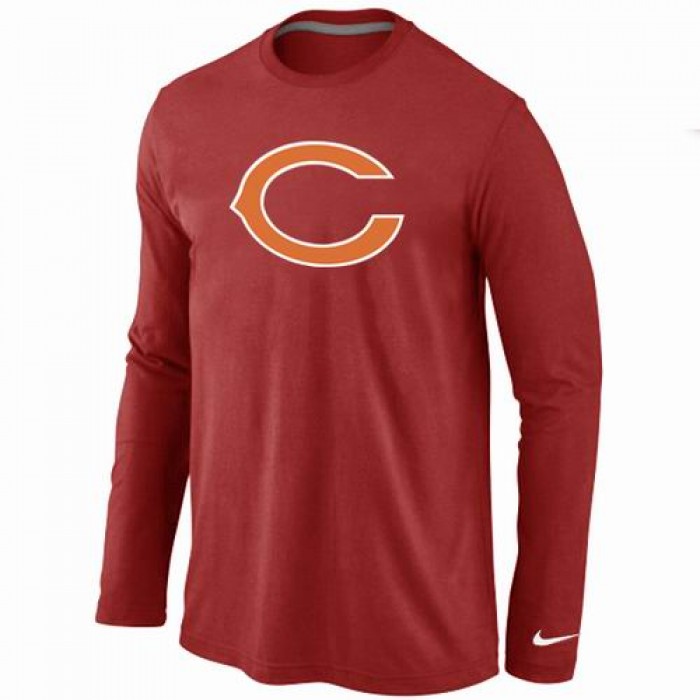 Nike Chicago Bears Logo Long Sleeve T-Shirt RED