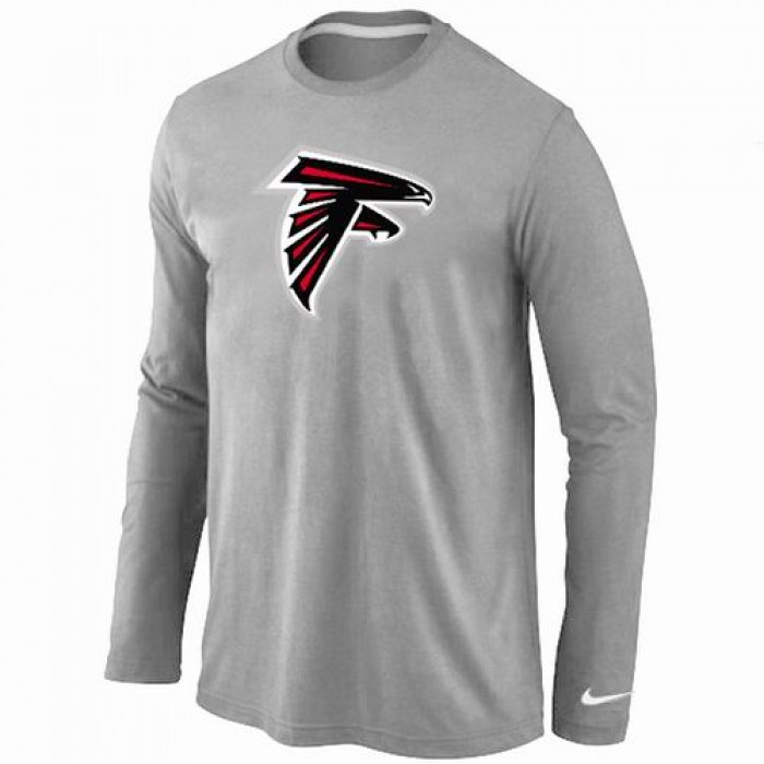 Nike Atlanta Falcons Logo Long Sleeve T-Shirt Grey
