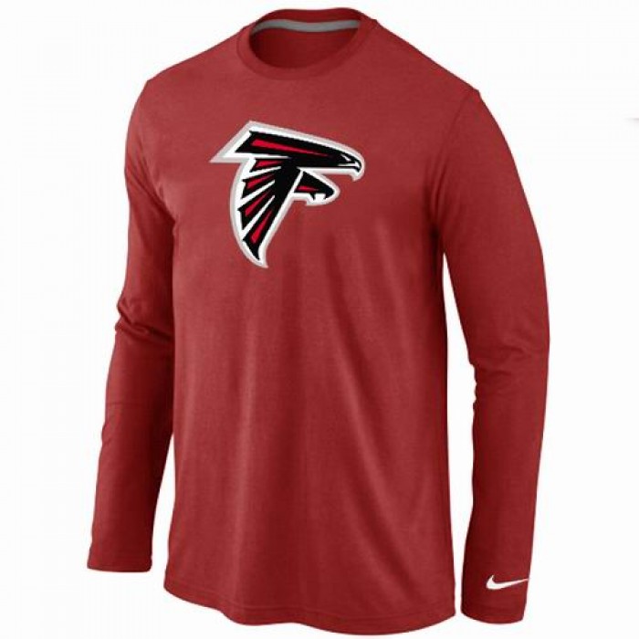 Nike Atlanta Falcons Logo Long Sleeve T-Shirt RED
