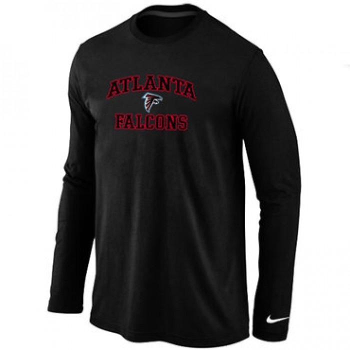 Nike Atlanta Falcons Heart & Soul Long Sleeve T-Shirt Black