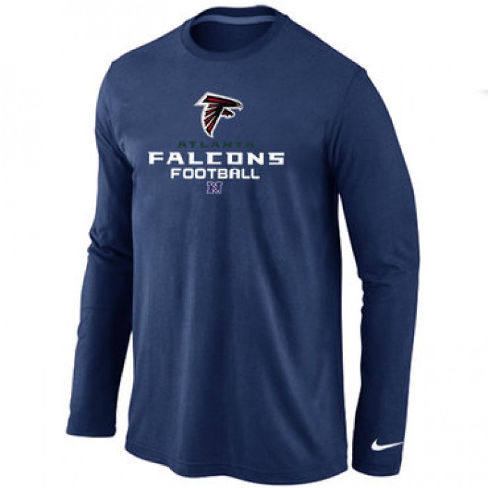 Nike Atlanta Falcons Critical Victory Long Sleeve T-Shirt D.Blue