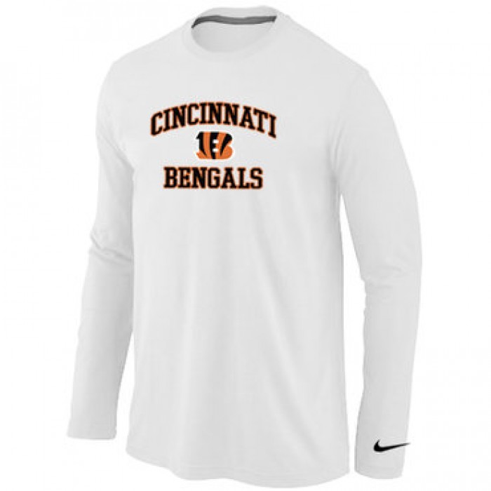 Nike Cincinnati Bengals Heart & Soul Long Sleeve T-Shirt White