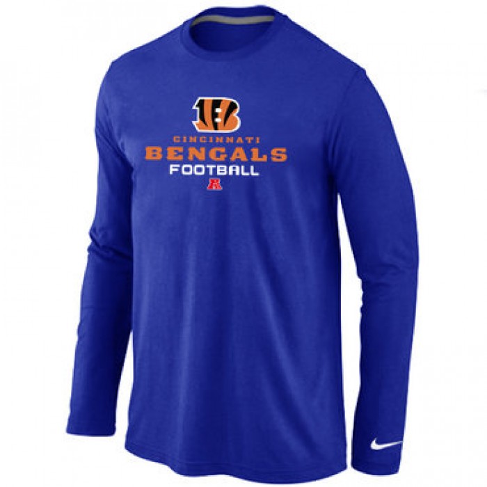 Nike Cincinnati Bengals Critical Victory Long Sleeve T-Shirt Blue
