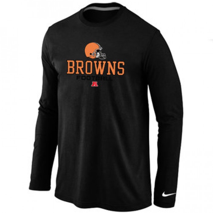 Nike Cleveland Browns Critical Victory Long Sleeve T-Shirt Black