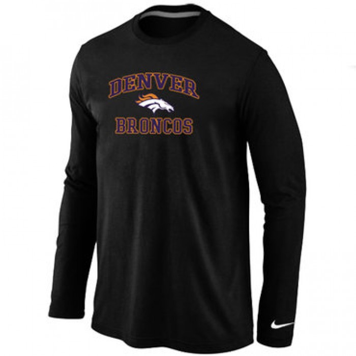 Nike Denver Broncos Heart & Soul Long Sleeve T-Shirt Black