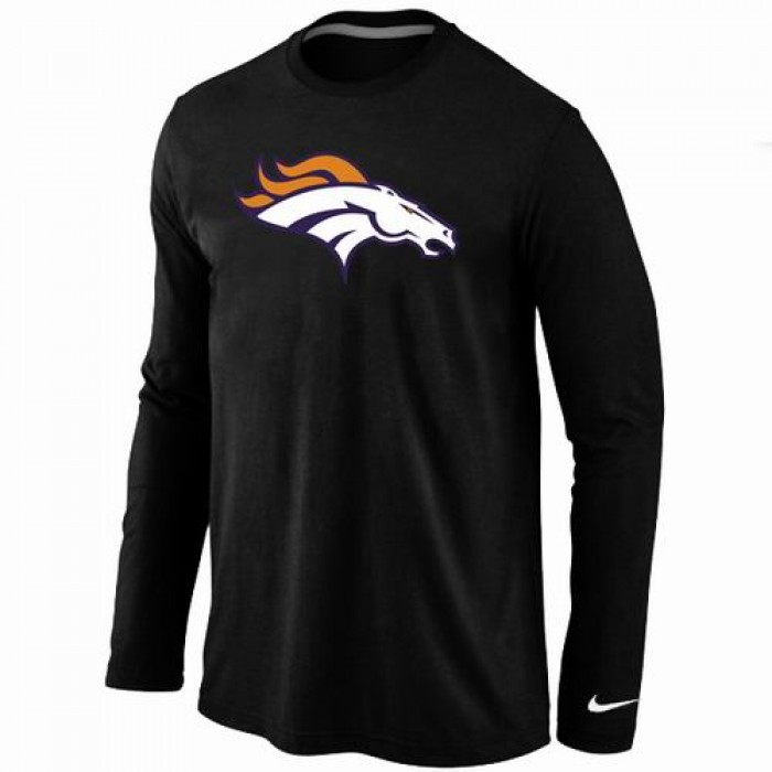 Nike Denver Broncos Logo Long Sleeve T-Shirt black