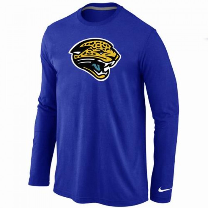 Nike Jacksonville Jaguars Logo Long Sleeve T-Shirt BLUE