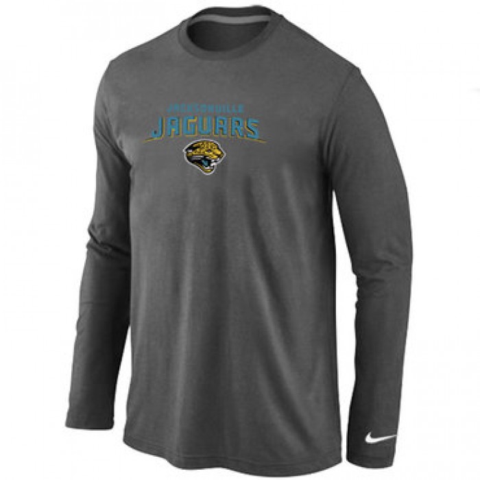 Nike Jacksonville Jaguars Heart & Soul Long Sleeve T-Shirt D.Grey