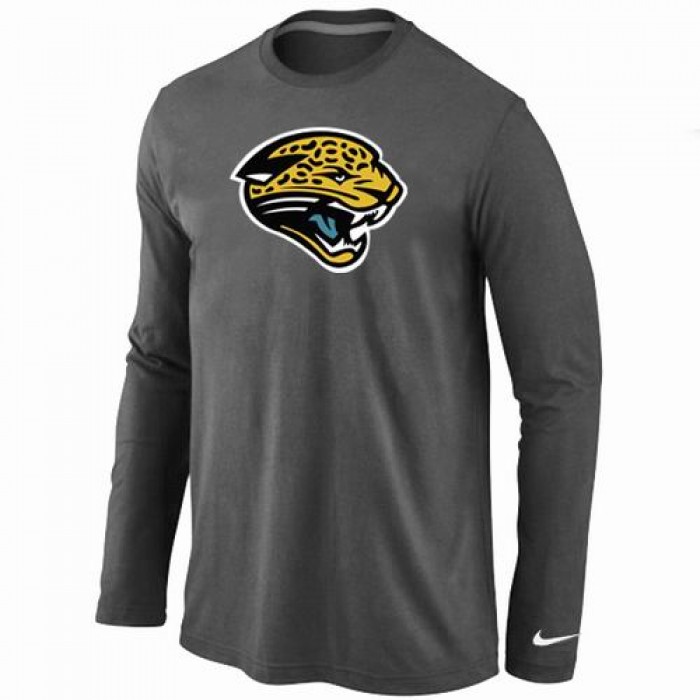 Nike Jacksonville Jaguars Logo Long Sleeve T-Shirt D.Grey
