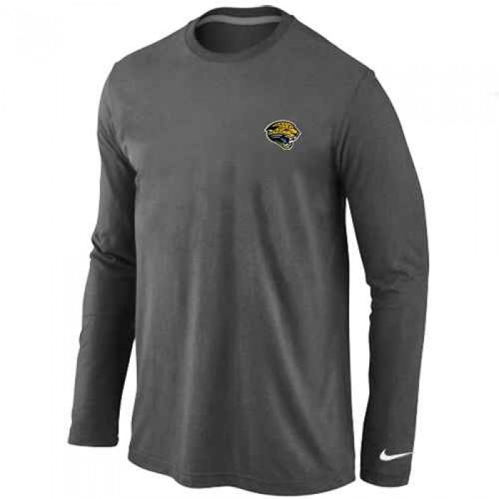 Jacksonville Jaguars Heart & Soul Long Sleeve T-Shirt D.Grey