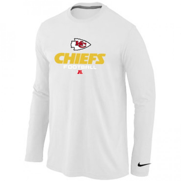 Nike Kansas City Chiefs Critical Victory Long Sleeve T-Shirt White