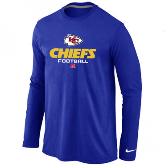 Nike Kansas City Chiefs Critical Victory Long Sleeve T-Shirt Blue