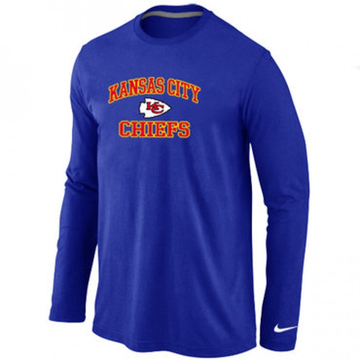Nike Kansas City Chiefs Heart & Soul Long Sleeve T-Shirt Blue