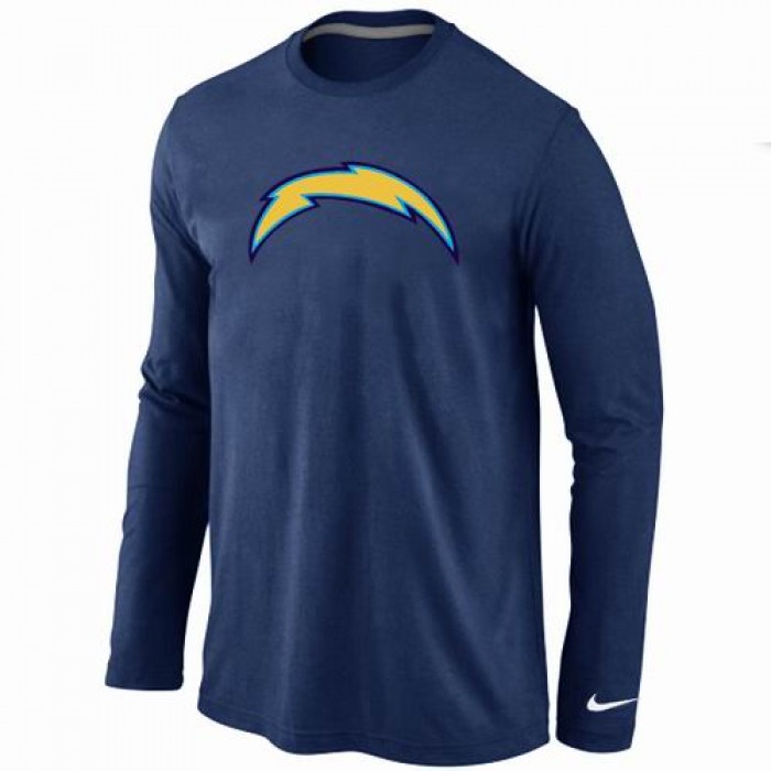 Nike San Diego Chargers Logo Long Sleeve T-Shirt D.Blue