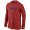 Nike San Diego Chargers Authentic font Long Sleeve T-Shirt Red