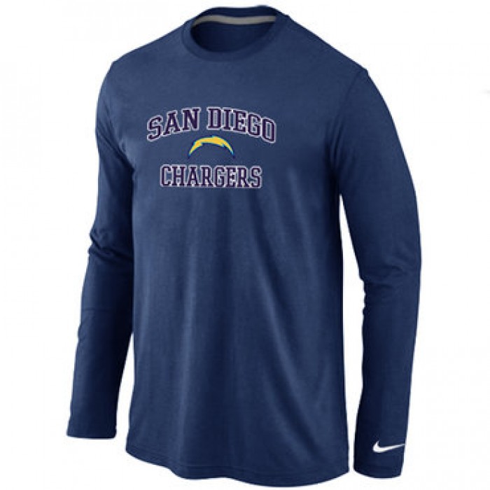 Nike San Diego Chargers Heart & Soul Long Sleeve T-Shirt D.Blue