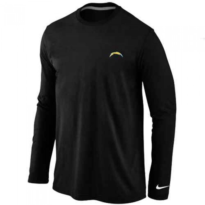 San Diego Chargers Logo Long Sleeve T-Shirt Black