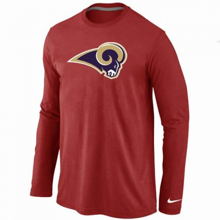 Nike St.Louis Rams Logo Long Sleeve T-Shirt RED