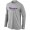 Nike Minnesota Vikings Authentic font Long Sleeve T-Shirt Grey