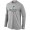 NIKE Miami Dolphins Critical Victory Long Sleeve T-Shirt Grey