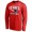 New England Patriots Go Pats Red Men's Long Sleeve T-Shirt