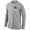 Nike New England Patriots Logo Long Sleeve T-Shirt Grey