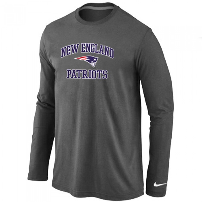 Nike New England Patriots Heart D.Grey Long Sleeve T-Shirt