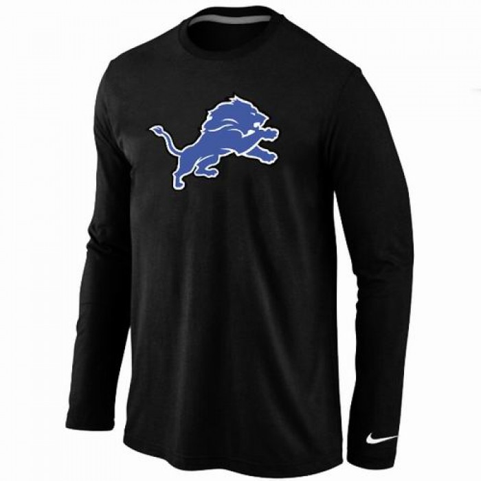 Nike Detroit Lions Logo Long Sleeve T-Shirt black