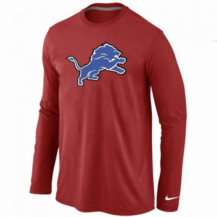 Nike Detroit Lions Logo Long Sleeve T-Shirt RED